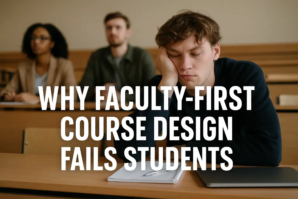 Why Faculty-First Design is Failing Students